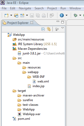 Java_Webprojekt_ProjectExplorer